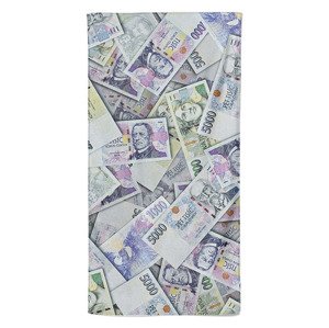 Osuška Peníze (Velikost osušky: 70x140cm)