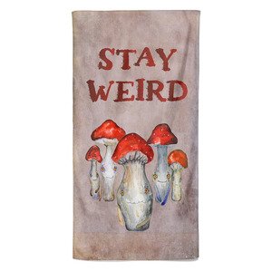 Osuška Stay weird (Velikost osušky: 100x170cm)