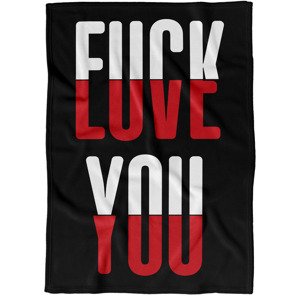 Deka Fuck & Love you (Podšití beránkem: NE)