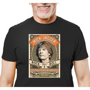 Pánské tričko s potiskem “Mick Jagger”