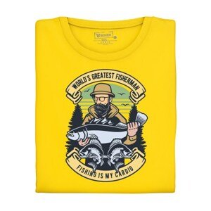 Pánské tričko s potiskem “World’s Greatest Fisherman”