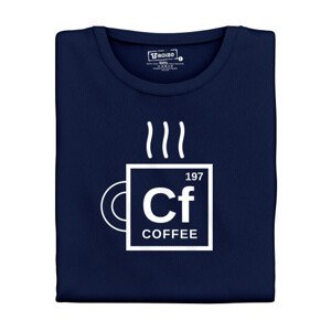 Pánské tričko s potiskem “Chemická značka kávy”