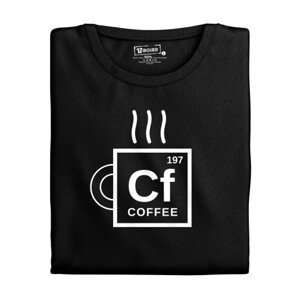 Dámské tričko s potiskem “Chemická značka kávy”