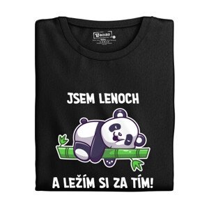 Pánské tričko s potiskem “Jsem lenoch”