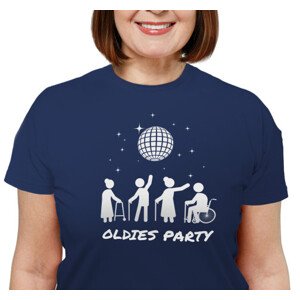 Dámské tričko s potiskem “Oldies party”