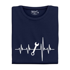 Pánské tričko s potiskem "Srdeční tep Klíč"