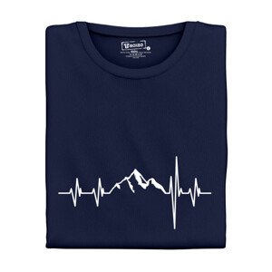 Dámské tričko s potiskem "Srdeční tep Hory"